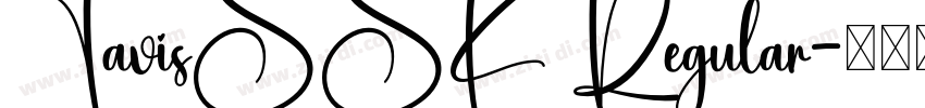 TavisSSK Regular字体转换